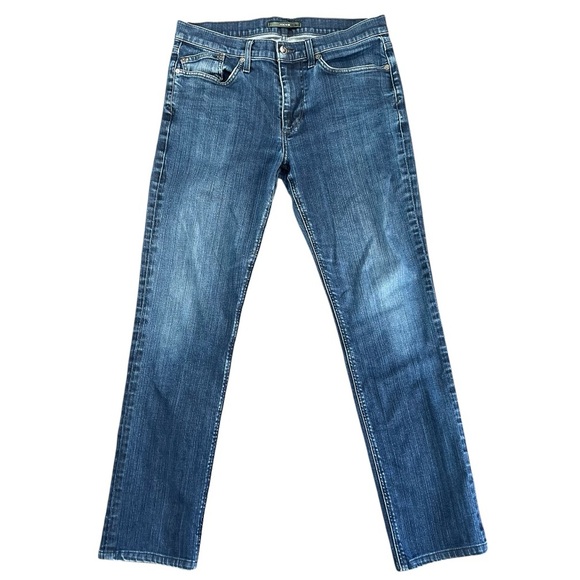 JOE’S JEANS The Brixton Straight and Narrow Blue Wash Denim Plus W 33 or Size 16 - Picture 1 of 16